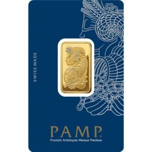 Fortuna Gold Minted Bar - 1/2 oz