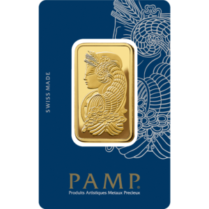 Fortuna Gold Minted Bar - 1 oz