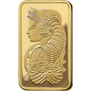 Fortuna Gold Minted Bar - 5oz