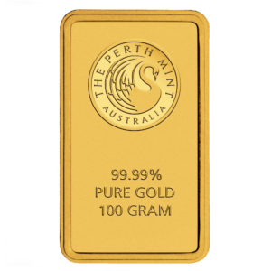 Kangaroo 100g Gold Minted Bar