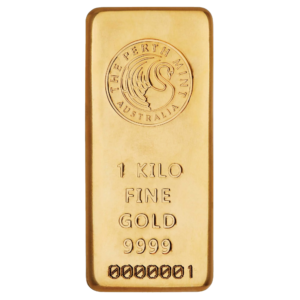 The Perth Mint 1 Kilo Gold Cast Bar