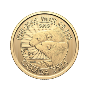 The Majestic Polar Bears - 1/10 oz. 99.99%